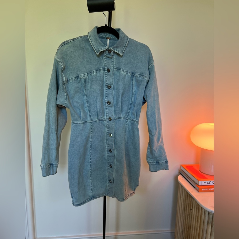Free People Amber Denim Dress